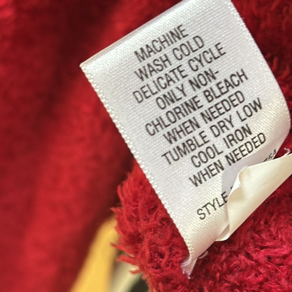 Very soft sweater L | Croft and Barrow sweater Large | red sweater L - Picture 5 of 6